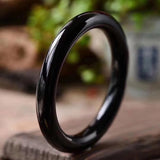 Zheru Natural Agate Chalcedony 54-62mm Bracelet Princess Jewelry Gift