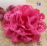 15 pcs Multi-layer Hollow Flowers Baby Girls Hair Accessories