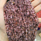 Auralite Faceted Beads 3mm Rutile Quartz Loose Beads for Jewelry Making