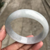 Zheru Natural Burmese Jadeite 54-64mm Light Bracelet - Princess Jewelry