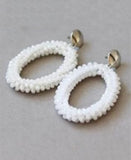 Crystal Earrings for Women Long Dangle Ellipse Jewelry Unique Style