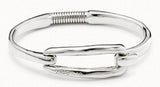 Electroplated 925 Silver 14K Smooth Bracelet Gift