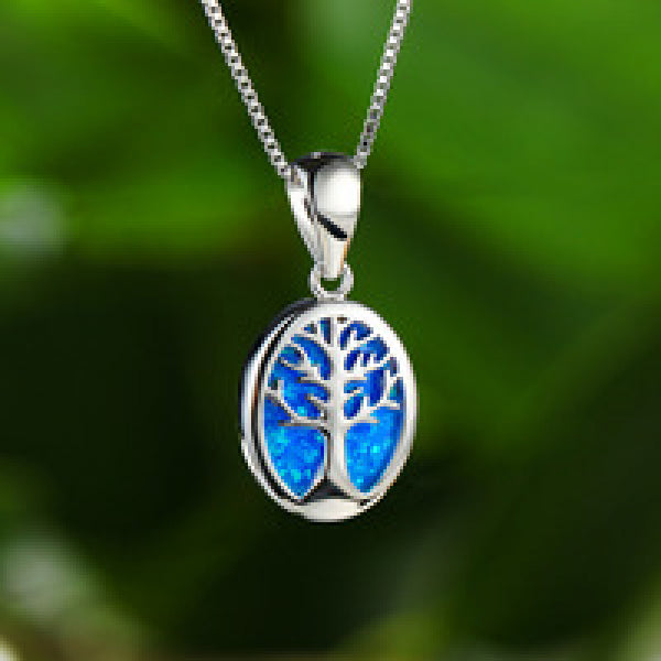 Opal Droplet Pendant Necklace Fine Jewelry for Women
