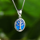 Opal Droplet Pendant Necklace Fine Jewelry for Women
