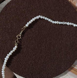 Elegant AA Pearl Choker Necklace, 4mm White Pearls, Wedding & Party Gift