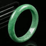 Natural Myanmar Emerald A-Class 54-62mm Green Bracelet