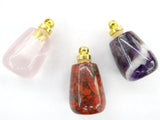 Natural Stone Quartz Crystal Turquoise Charms Pendant for DIY Jewelry Making