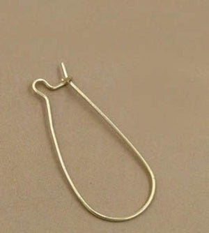 32mm Blank Clip Hook Earring Findings DIY Making