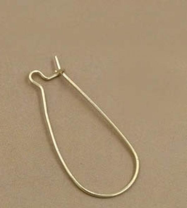 32mm Blank Clip Hook Earring Findings DIY Making