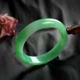 Burmese Jadeite 54-64mm Green Bracelet Princess Jewelry