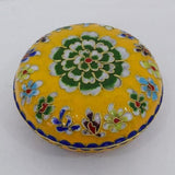 Cloisonne Jewelry Box 4 Inch Powder Box Beijing Crafts