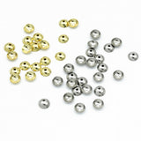 100pcs Stainless Steel End Caps for DIY Jewelry Making