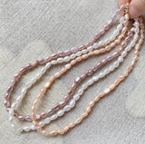 Baroque Pearl Necklace 5-6mm Small Rice Fine Jewelry Freshwater Choker