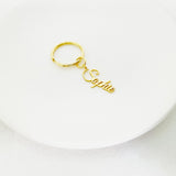 Name Keychain - Personalized Stainless Steel Nameplate Key Chain