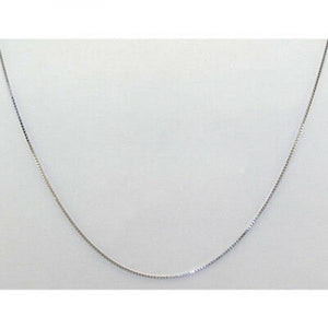 Venetian Necklace 925 Silver Chain Rhodium Plated 45cm