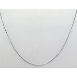 Venetian Necklace 925 Silver Chain Rhodium Plated 45cm