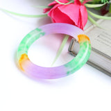 Chinese Tri jade Bracelet Luck Amulet P65
