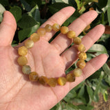 Natural Tiger Eye Bracelet Diamond Shape Crystal Healing Stone Jewelry