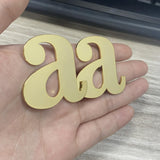 Custom Name Heart Stud Earrings Stainless Steel Plated Personalized Jewelry