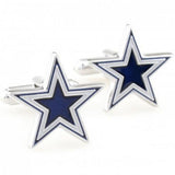 Stylish Star Cufflinks Set - 2 Pairs
