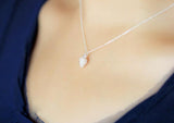 925 Silver Pine Cone Choker Necklace for Women Wedding Girls