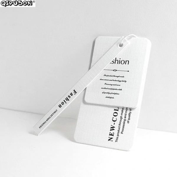 PK028 Foil Hang Tag Printing for Kids Clothing Personal Logo