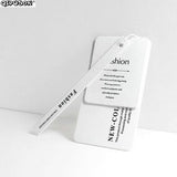 PK028 Foil Hang Tag Printing for Kids Clothing Personal Logo