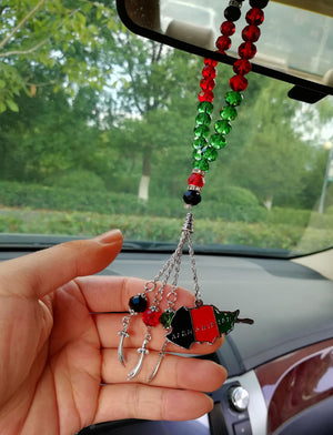 Afghanistan Flag Necklace Pendant