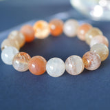 Agate Bracelet for Women & Girls, Natural Stone Beads Stretch Bracelet