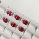 Ruihe Padparadscha Oval Lab Grown Sapphire Loose Stone