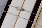 925 Sterling Silver Link Chain Necklace 18'' 1mm