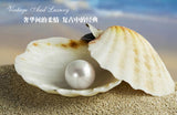 Vintage 925 Silver Pearl Drop Earrings for Women