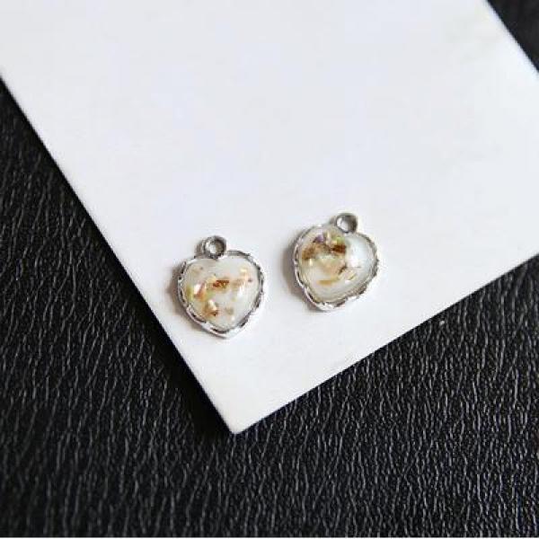 50pcs Alloy Floating Locket Charms for DIY Jewelry Making