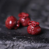 5A Cinnabar Fortune Bag Vermilion Single Bead DIY Jewelry Material