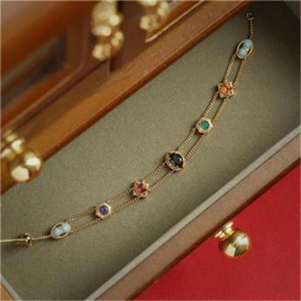 Colorful Double-Layer Bracelet for Women