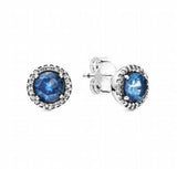 925 Silver Pan Rose Hearts Asymmetric Earrings for Women