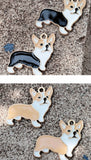 60pcs Corgi Dog Metal Charm Pendant DIY Jewelry Making Set
