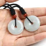 Burmese Jade Flying Dragon Pendant Necklace