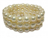 3-Row 8-9mm Freshwater Pearl Bracelet