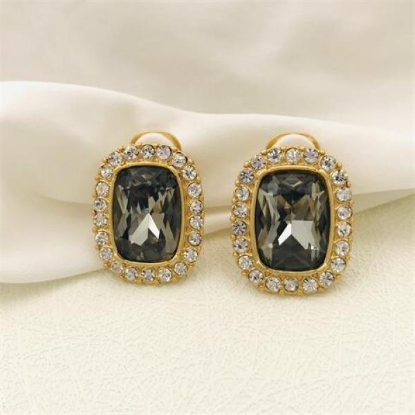 Vintage Square Senior Ear Clip for Women