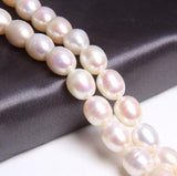 9mm Freshwater Pearl Loose Beads Rice Shape DIY Jewelry Making