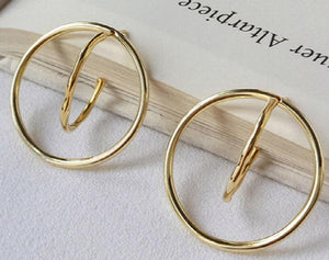Pure 925 Sterling Silver Hoop Earrings for Women