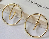 Pure 925 Sterling Silver Hoop Earrings for Women