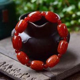 Dragon Pattern Agate Bracelet Ice Cracked Bead Lucky Bracelet