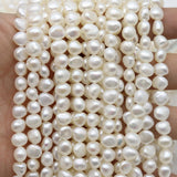 8mm Natural Freshwater Pearls Loose Beads for Jewelry Making DIY