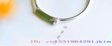 Green Jade Bamboo Bracelets Carved Bangles Chalcedony Bracelet 925 Silver