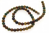 Dragon Agate Round 6mm Gemstone Loose Beads Full Strand 15 inches