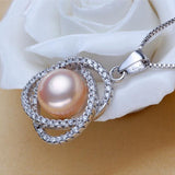 High Natural Pearl Pendant 925 Sterling Silver Pearl Jewelry