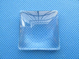 20pcs 35mm Clear Glass Cabochons for Photos, Pendants, Base Setting Tray Bezel