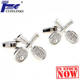 Tennis & Ball Cufflink Cuff Link 2 Pairs Promo